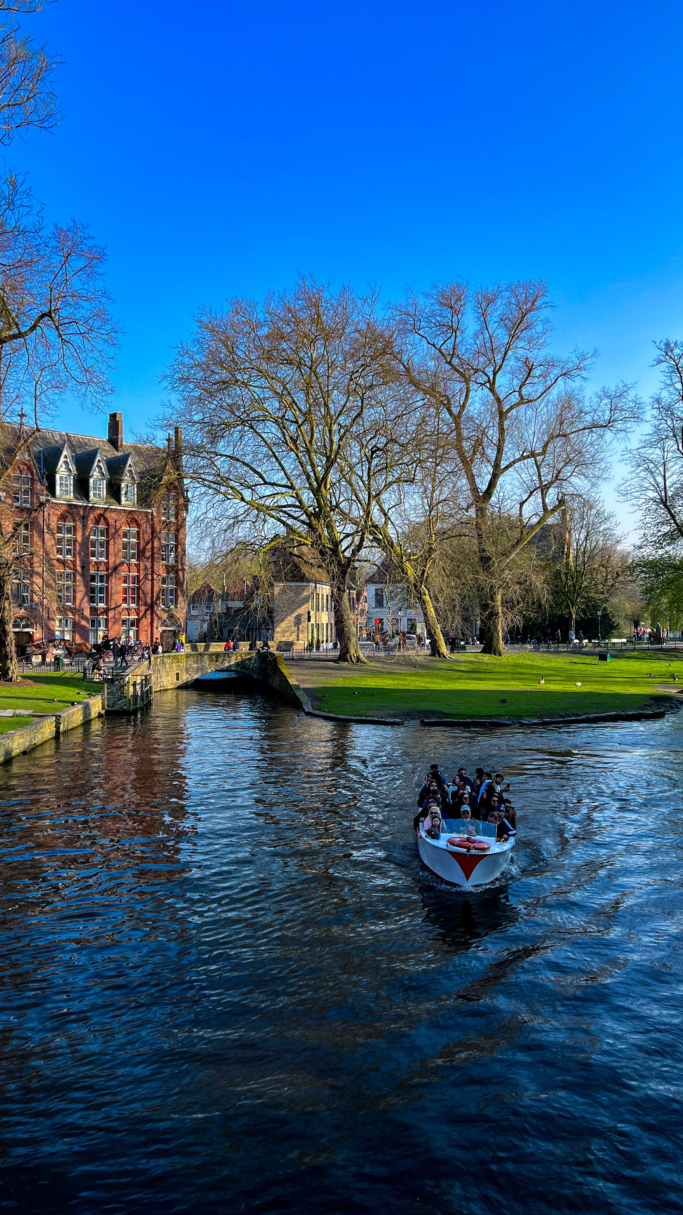 Bruges Historic Center and Market Square - Colorful Flemish architecture and bustling atmosphere